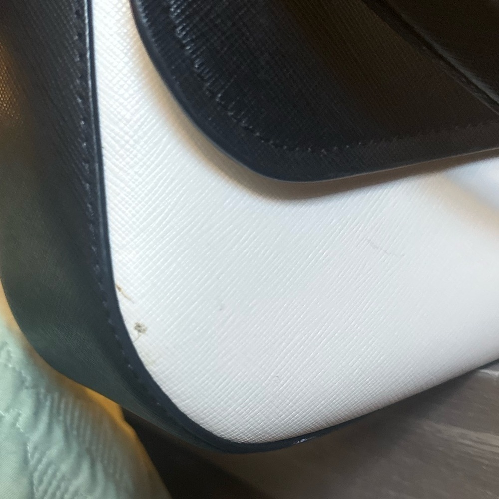 Kate Spade Shoulder Bag Adjustable Crossbody Black & White - Picture 6 of 8